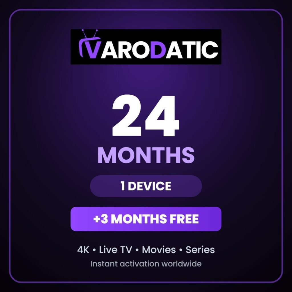 Varodatic IPTV 24 months – 1 Device